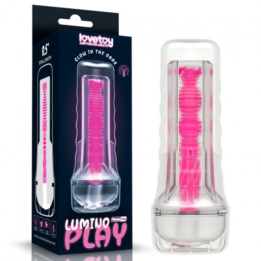 Светящийся в темноте мастурбатор 8.5 Lumino Play Masturbator - Lovetoy - в Орехово-Зуево купить с доставкой