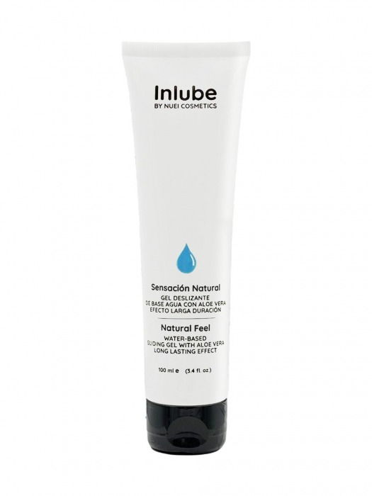 Интимный лубрикант с алоэ вера Inlube Natural Feel - 100 мл. - Nuei cosmetics - купить с доставкой в Орехово-Зуево