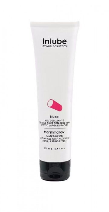 Лубрикант на водной основе Nuei Inlube с алоэ вера и ароматом маршмеллоу -100 мл. - Nuei cosmetics - купить с доставкой в Орехово-Зуево