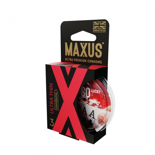 Ультратонкие презервативы MAXUS AIR Ultra Thin - 3 шт. - Maxus - купить с доставкой в Орехово-Зуево