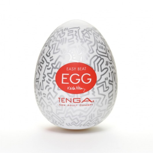 Мастурбатор-яйцо Keith Haring EGG PARTY - Tenga - в Орехово-Зуево купить с доставкой