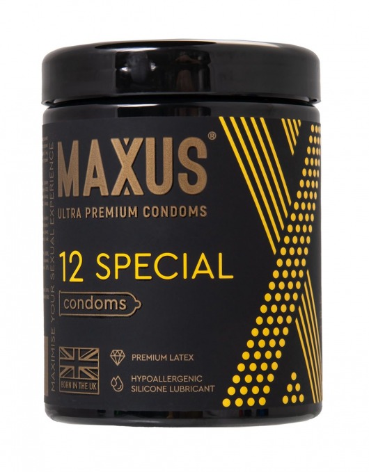 Презервативы с точками и рёбрами MAXUS Special - 12 шт. - Maxus - купить с доставкой в Орехово-Зуево