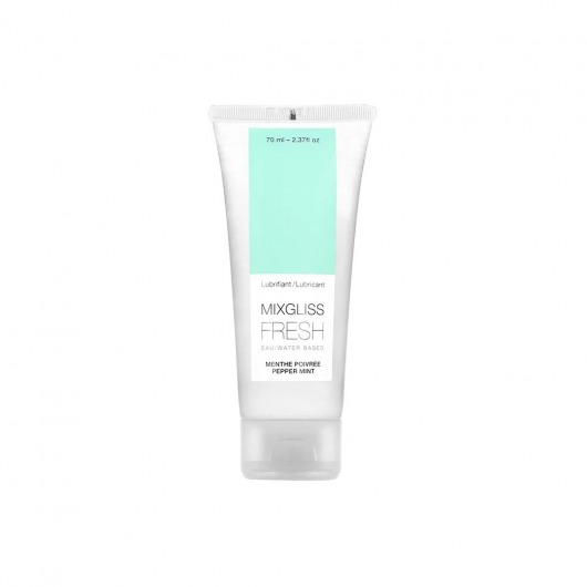 Лубрикант с охлаждающим эффектом Mixgliss Fresh Pepper Mint - 70 мл. - Strap-on-me - купить с доставкой в Орехово-Зуево
