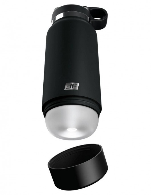 Черный мастурбатор в виде бутылки Fap Flask - Pipedream - в Орехово-Зуево купить с доставкой