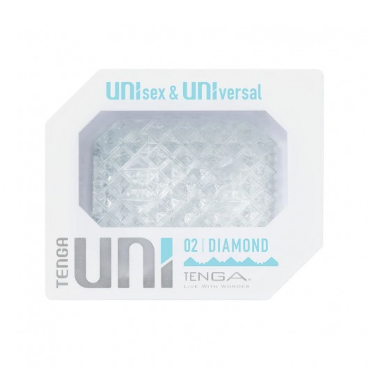 Прозрачный мастурбатор-стимулятор Tenga Uni Diamond - Tenga - в Орехово-Зуево купить с доставкой