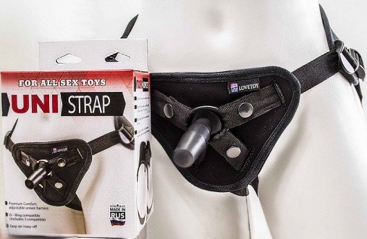 Универсальные трусики Harness UNI strap с корсетом - LOVETOY (А-Полимер) - купить с доставкой в Орехово-Зуево