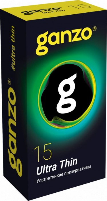Прозрачные ультратонкие презервативы Ganzo Ultra thin - 15 шт. - Ganzo - купить с доставкой в Орехово-Зуево