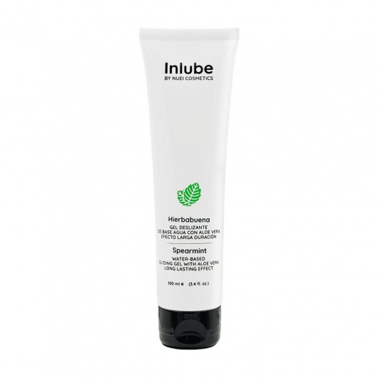 Водный лубрикант Nuei Inlube с алоэ вера и ароматом мяты - 100 мл. - Nuei cosmetics - купить с доставкой в Орехово-Зуево