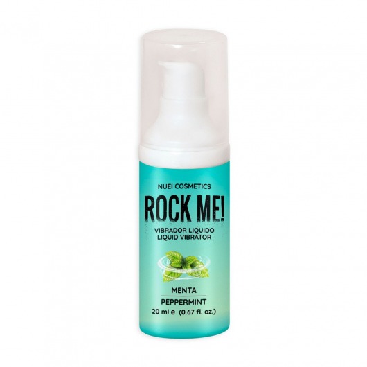 Жидкий вибратор Nuei Rock Me! с ароматом мяты - 20 мл. - Nuei cosmetics - купить с доставкой в Орехово-Зуево