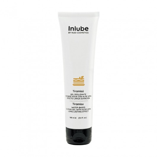 Водный лубрикант Nuei Inlube с алоэ вера и ароматом тирамису - 100 мл. - Nuei cosmetics - купить с доставкой в Орехово-Зуево