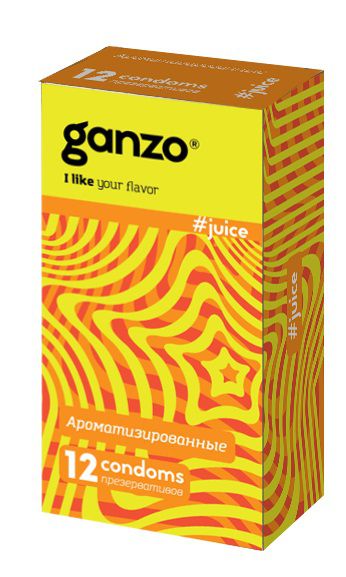 Ароматизированные презервативы Ganzo Juice - 12 шт. - Ganzo - купить с доставкой в Орехово-Зуево