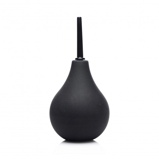 Черный анальный душ Thin Tip Enema Bulb - XR Brands - купить с доставкой в Орехово-Зуево