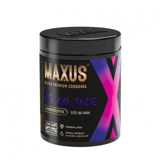 Презервативы увеличенного размера Maxus XXL - 15 шт. - Maxus - купить с доставкой в Орехово-Зуево