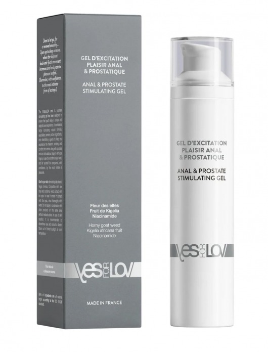 Стимулирующий анальный гель Anal   Prostate Stimulating Gel - 50 мл. - YESforLOV - купить с доставкой в Орехово-Зуево