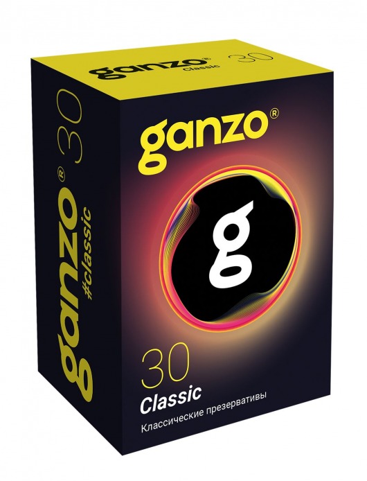 Классические презервативы с обильной смазкой Ganzo Classic - 30 шт. - Ganzo - купить с доставкой в Орехово-Зуево