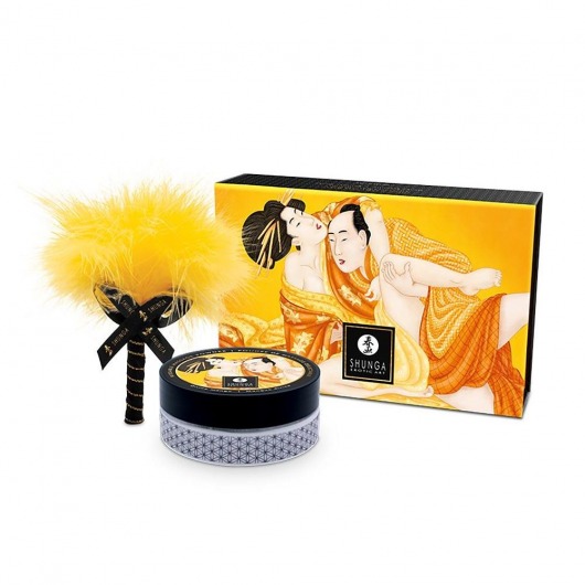 Массажная пудра с ароматом манго Luscious Mango - Shunga - купить с доставкой в Орехово-Зуево