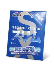 Презерватив Sagami Xtreme FEEL FIT 3D - 1 шт. - Sagami - купить с доставкой в Орехово-Зуево