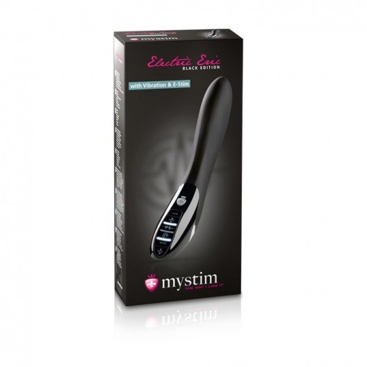 Черный вибратор с миостимуляцией Mystim Electric Eric Black Edition - 27 см. - MyStim - купить с доставкой в Орехово-Зуево