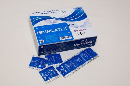 Классические презервативы Unilatex Natural Plain - 144 шт. - Unilatex - купить с доставкой в Орехово-Зуево