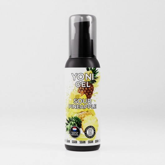 Лубрикант для орального секса SGAN со вкусом кислого ананаса - 100 мл. - SGAN - купить с доставкой в Орехово-Зуево
