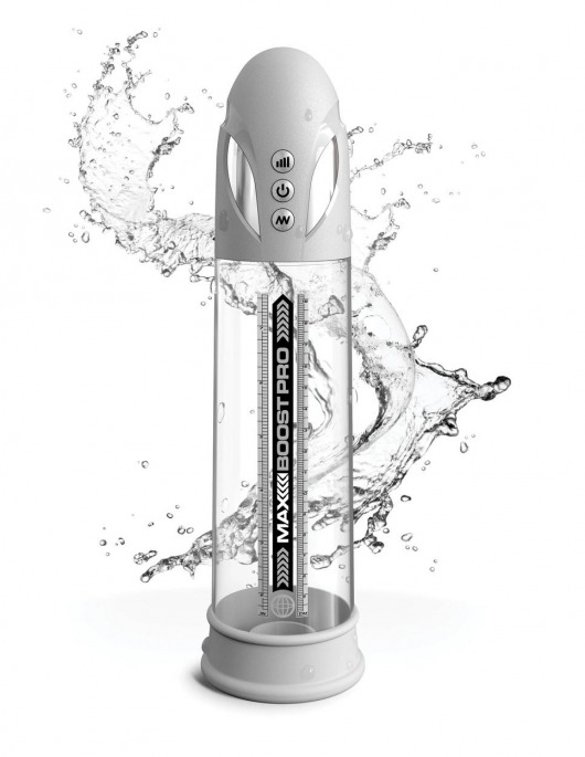 Белая вакуумная автоматическая помпа Max Boost Pro Flow - Pipedream - в Орехово-Зуево купить с доставкой
