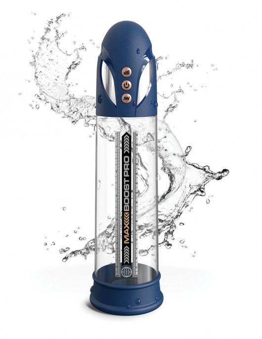 Синяя вакуумная автоматическая помпа Max Boost Pro Flow - Pipedream - в Орехово-Зуево купить с доставкой
