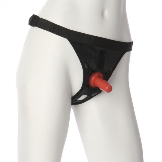 Трусики со штырьком для фиксации насадок Ultra Harness with Plug - Doc Johnson - купить с доставкой в Орехово-Зуево