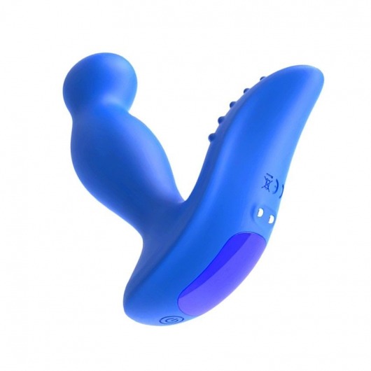 Синий вибромассажер простаты 3,5’’ P-spot Massager - 12,5 см. - Erokay - в Орехово-Зуево купить с доставкой