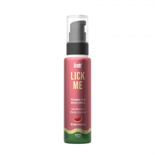 Гель Lick Me с согревающим эффектом и ароматом арбуза - 50 мл. - INTT - купить с доставкой в Орехово-Зуево