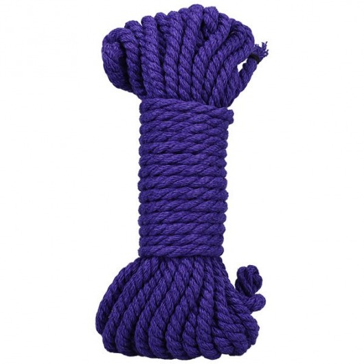 Фиолетовая верёвка для связывания и фиксации Bind Tie - 9,14 м. - Doc Johnson - купить с доставкой в Орехово-Зуево