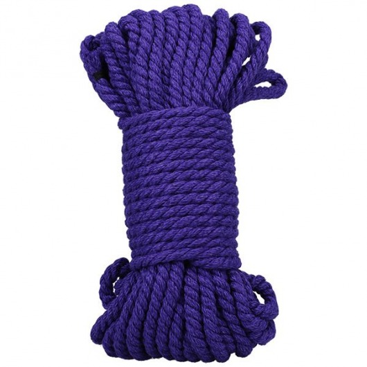 Фиолетовая верёвка для связывания и фиксации Bind Tie - 15,24 м. - Doc Johnson - купить с доставкой в Орехово-Зуево