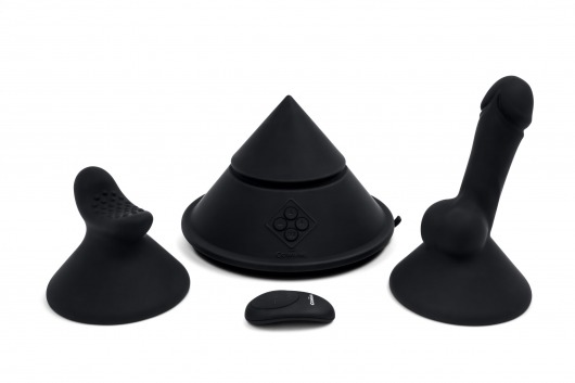 Конусный вибромассажер Cowgirl Cone с 2 насадками - CowGirl - купить с доставкой в Орехово-Зуево