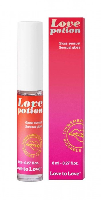 Возбуждающий блеск для губ Love Potion - 8 мл. - Love to Love - купить с доставкой в Орехово-Зуево