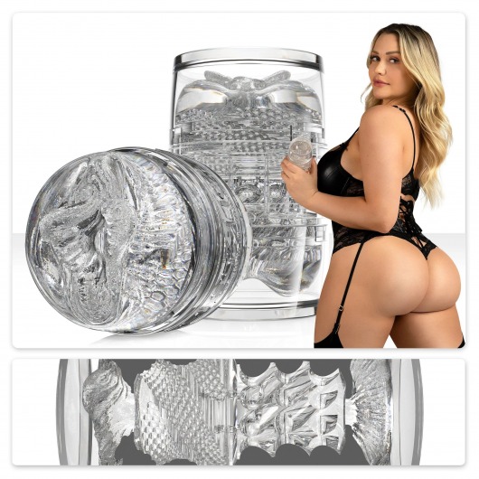 Прозрачный двусторонний мастурбатор Fleshlight Quickshot Mia Malkova - Fleshlight - в Орехово-Зуево купить с доставкой