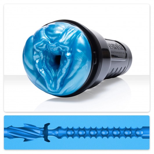 Мастурбатор-вагина Fleshlight Freaks Alien Blue Metallic - Fleshlight - в Орехово-Зуево купить с доставкой