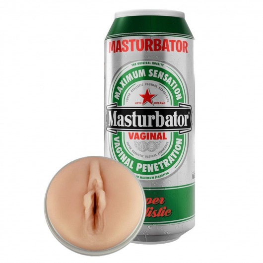 Мастурбатор-вагина Heineken Vagina II - Adrien Lastic - в Орехово-Зуево купить с доставкой
