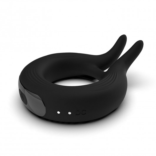 Черное эрекционное кольцо Marry Me Rechargeable Vibrating Cockring - Adrien Lastic - в Орехово-Зуево купить с доставкой