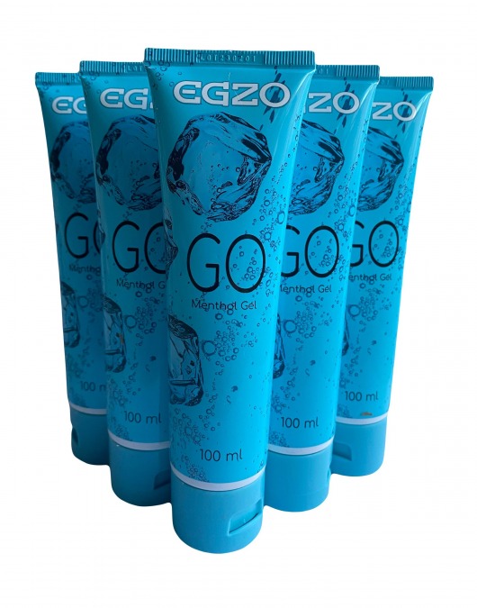 Набор из 5 пролонгирующих лубрикантов на водной основе Egzo Go (по 100 мл.) - EGZO - купить с доставкой в Орехово-Зуево