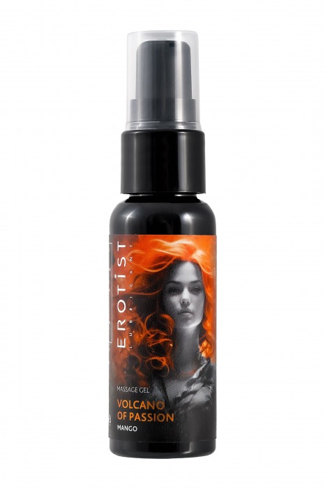 Гель с эффектом вибрации Volcano Of Passion со вкусом манго - 25 мл. - Erotist Lubricants - купить с доставкой в Орехово-Зуево