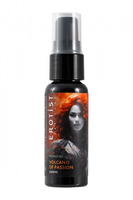 Гель с эффектом вибрации Volcano Of Passion со вкусом винограда - 25 мл. - Erotist Lubricants - купить с доставкой в Орехово-Зуево