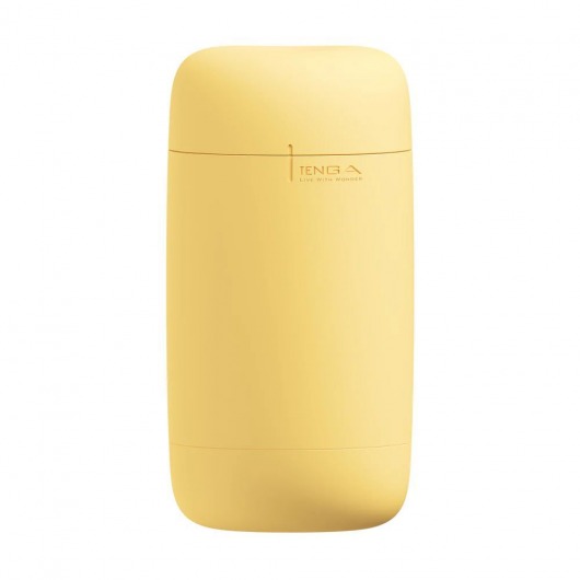 Желтый мастурбатор Tenga Puffy - Tenga - в Орехово-Зуево купить с доставкой