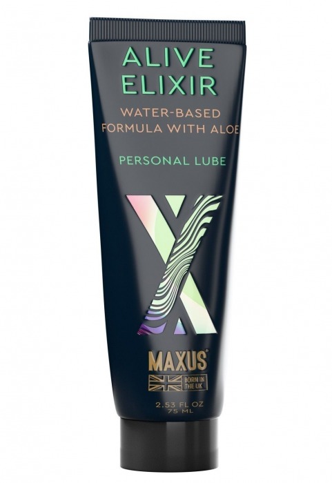 Интимный гель на водной основе MAXUS Alive Elixir - 75 мл. - Maxus - купить с доставкой в Орехово-Зуево