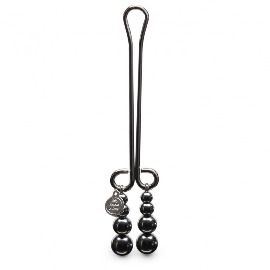 Зажим для клитора с бусинами Just Sensation Beaded Clitoral Clamp - Fifty Shades of Grey - купить с доставкой в Орехово-Зуево