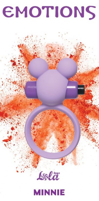 Сиреневое эрекционное виброколечко Emotions Minnie - Lola Games - в Орехово-Зуево купить с доставкой