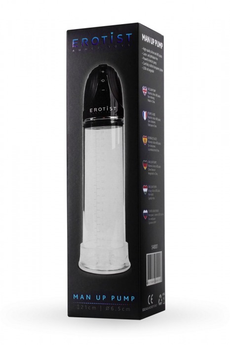 Автоматическая вакуумная помпа Man up pump - Erotist Adult Toys - в Орехово-Зуево купить с доставкой