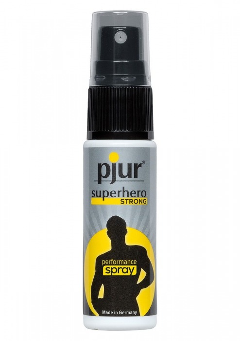 Спрей-пролонгатор длительного действия pjur SUPERHERO Strong Spray - 20 мл. - Pjur - купить с доставкой в Орехово-Зуево