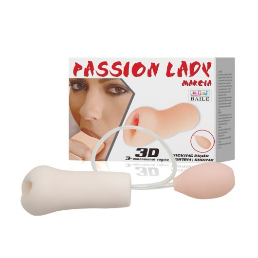 Мастурбатор Passion Lady Marcia с грушей для имитации посасывания - Baile - в Орехово-Зуево купить с доставкой