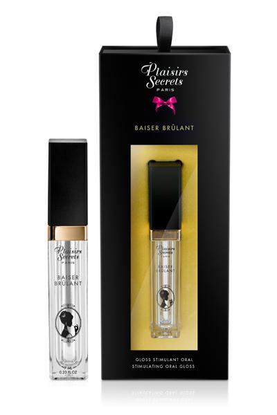 Стимулирующий блеск для губ Baiser Brulant Gloss Plaisirs Secrets - 7 мл. - Plaisir Secret - купить с доставкой в Орехово-Зуево