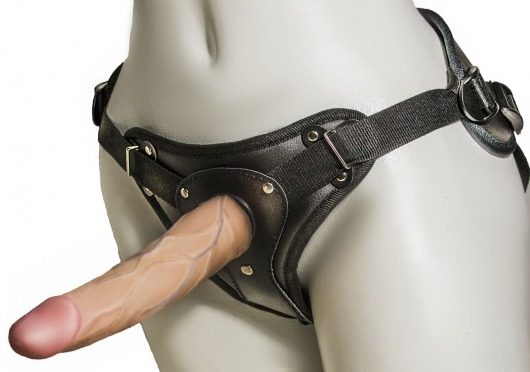 Женский страпон с вагинальной пробкой Woman Strap - 18 см. - LOVETOY (А-Полимер) - купить с доставкой в Орехово-Зуево