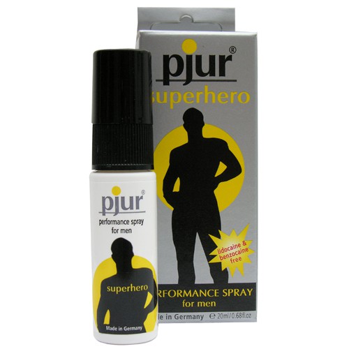 Пролонгирующий мужской спрей pjur SUPERHERO spray - 20 мл. - Pjur - купить с доставкой в Орехово-Зуево